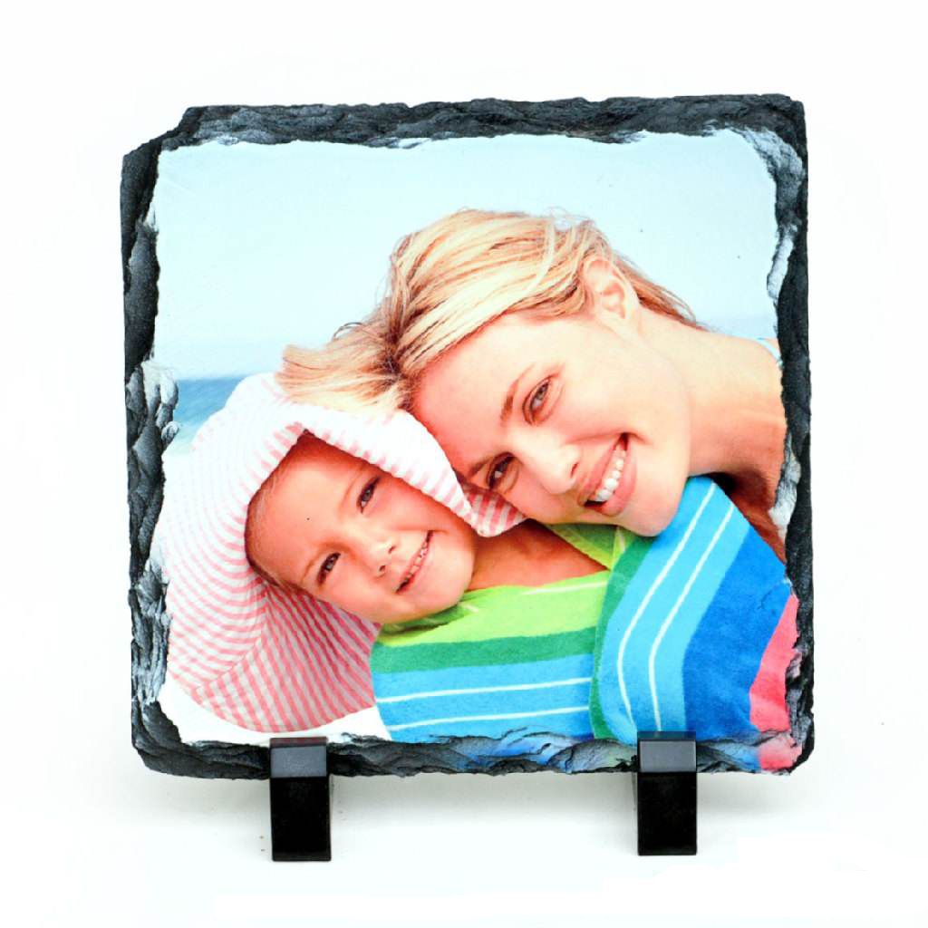 Customised Printable Photo Stone Plaque