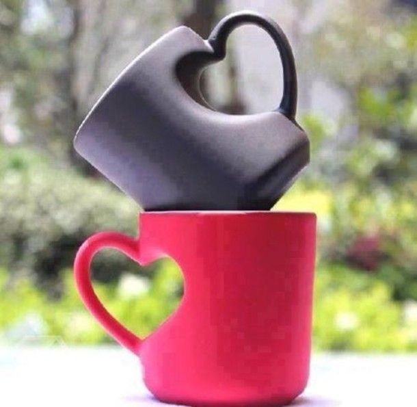 Heart Shaped Colour Changing Mug