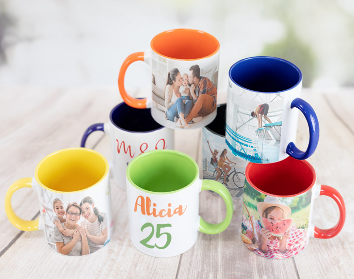 Personalised Inner Coloured Ceramic Mug